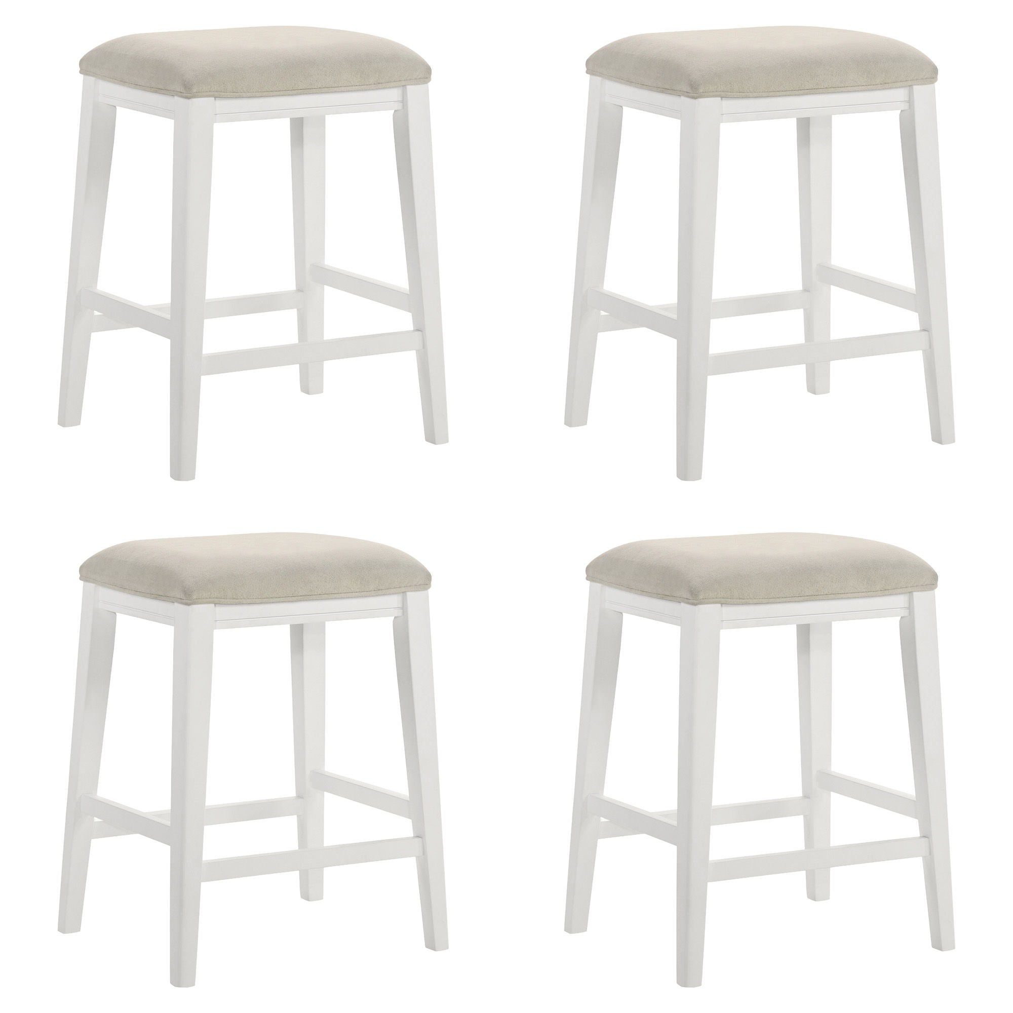 Jane - Contemporary Transitional Wood Counter Height Kitchen Bar Stool