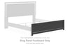 Zuraleus - King Panel Footboard - Black