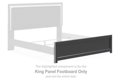 Zuraleus - King Panel Footboard - Black