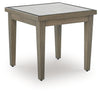 Rainier Ranch - Square End Table - Brown / Beige