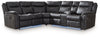 Sultan Meadow - 2-Piece Reclining Sectional - Carbon