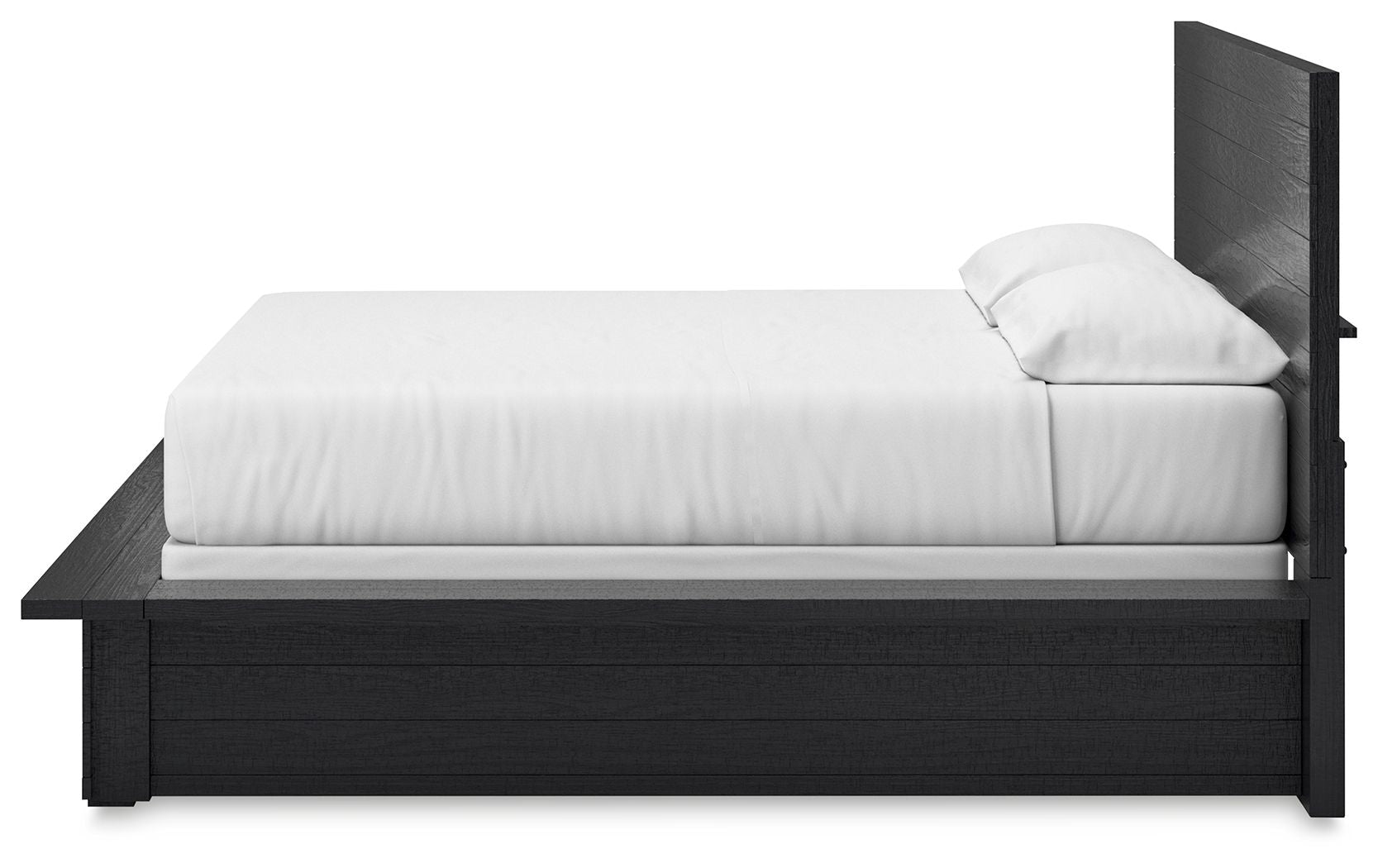 Londer - California King Panel Bed - Black