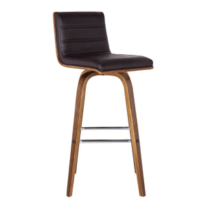 Vienna - 26" Swivel Counter Stool - Walnut Wood