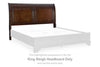 Trellington - King Sleigh Headboard - Brown