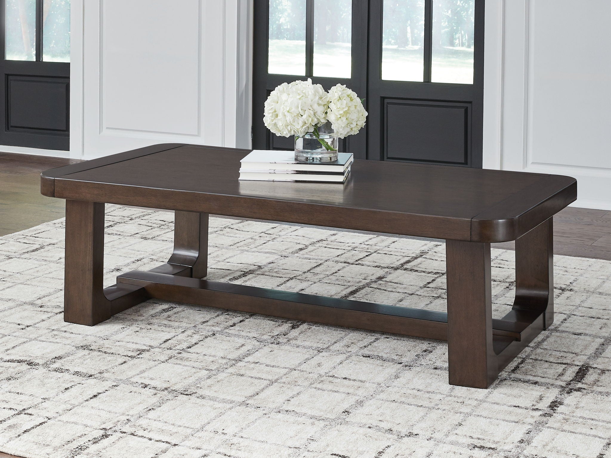 Breckington - Rectangular Cocktail Table - Dark Brown