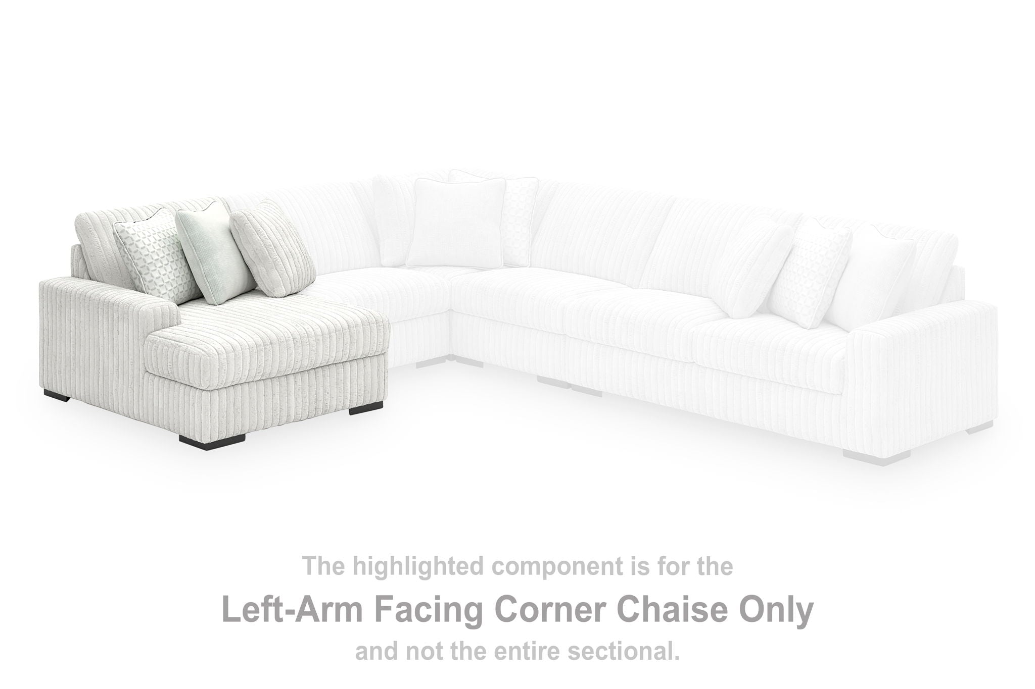 Stupendous - LAF Corner Chaise - Alloy