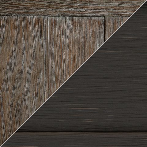 Tyler Creek - Chair Side End Table - Grayish Brown / Black