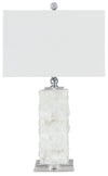 Malise - Alabaster Table Lamp  - White