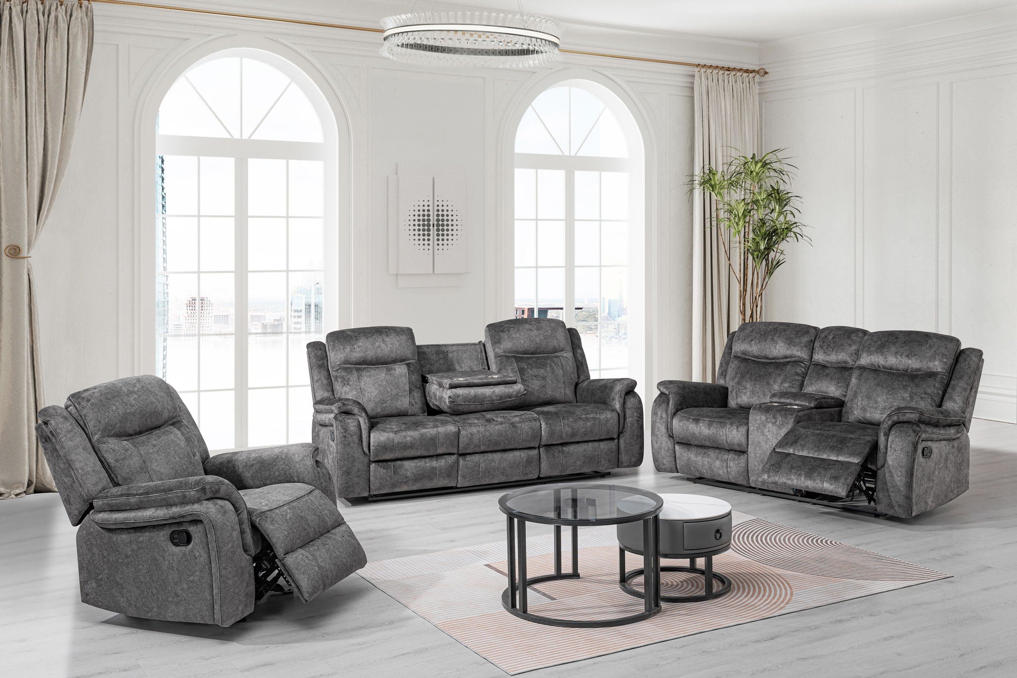Park City - Sofa With Dual Recliner