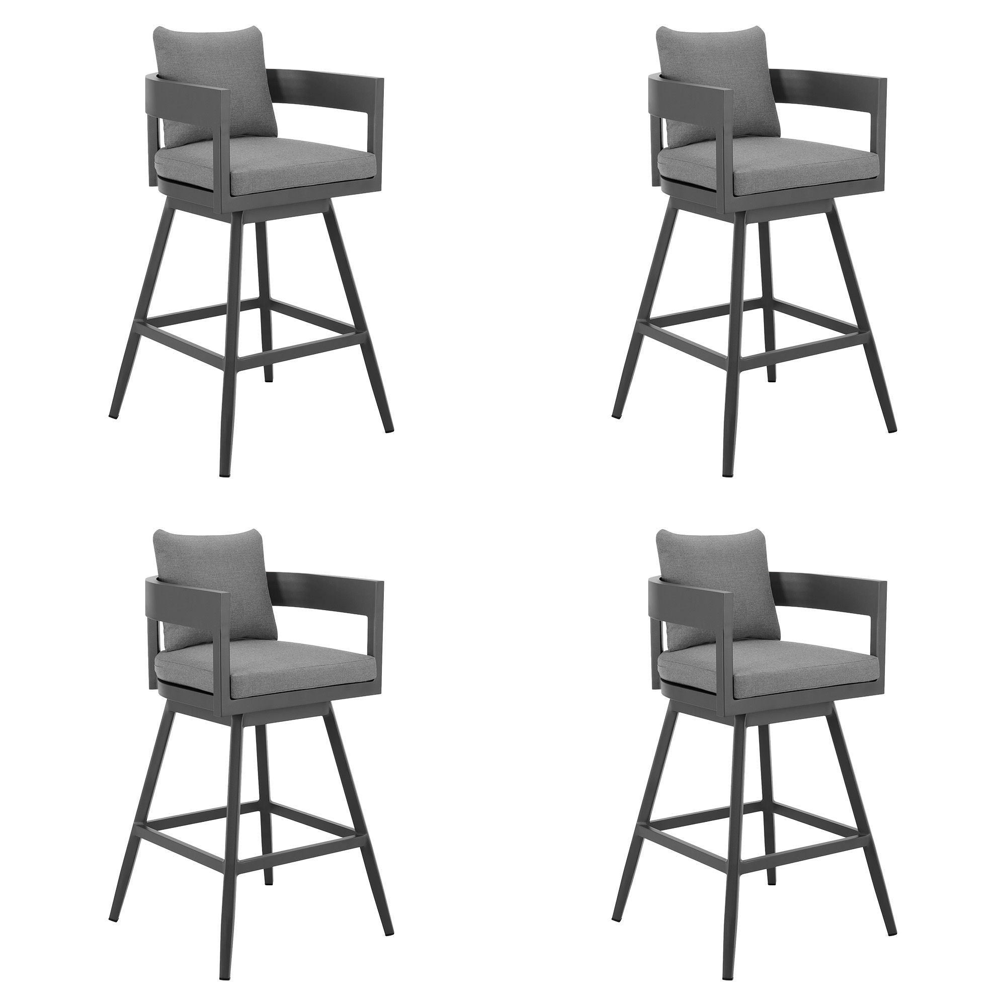 Menorca - Outdoor Patio Swivel Bar Stool Set