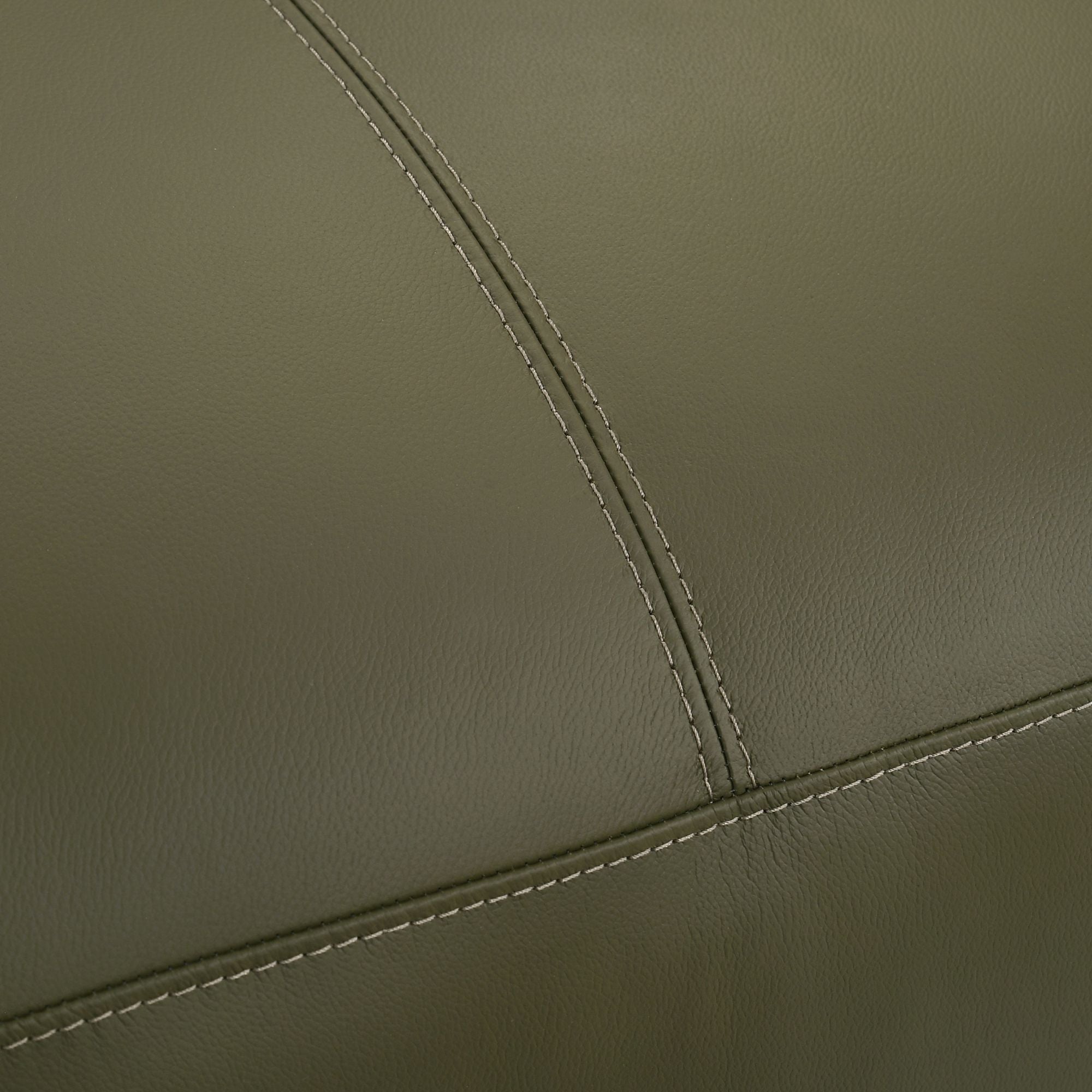 Tanner - Leather Loveseat With Padded Arms
