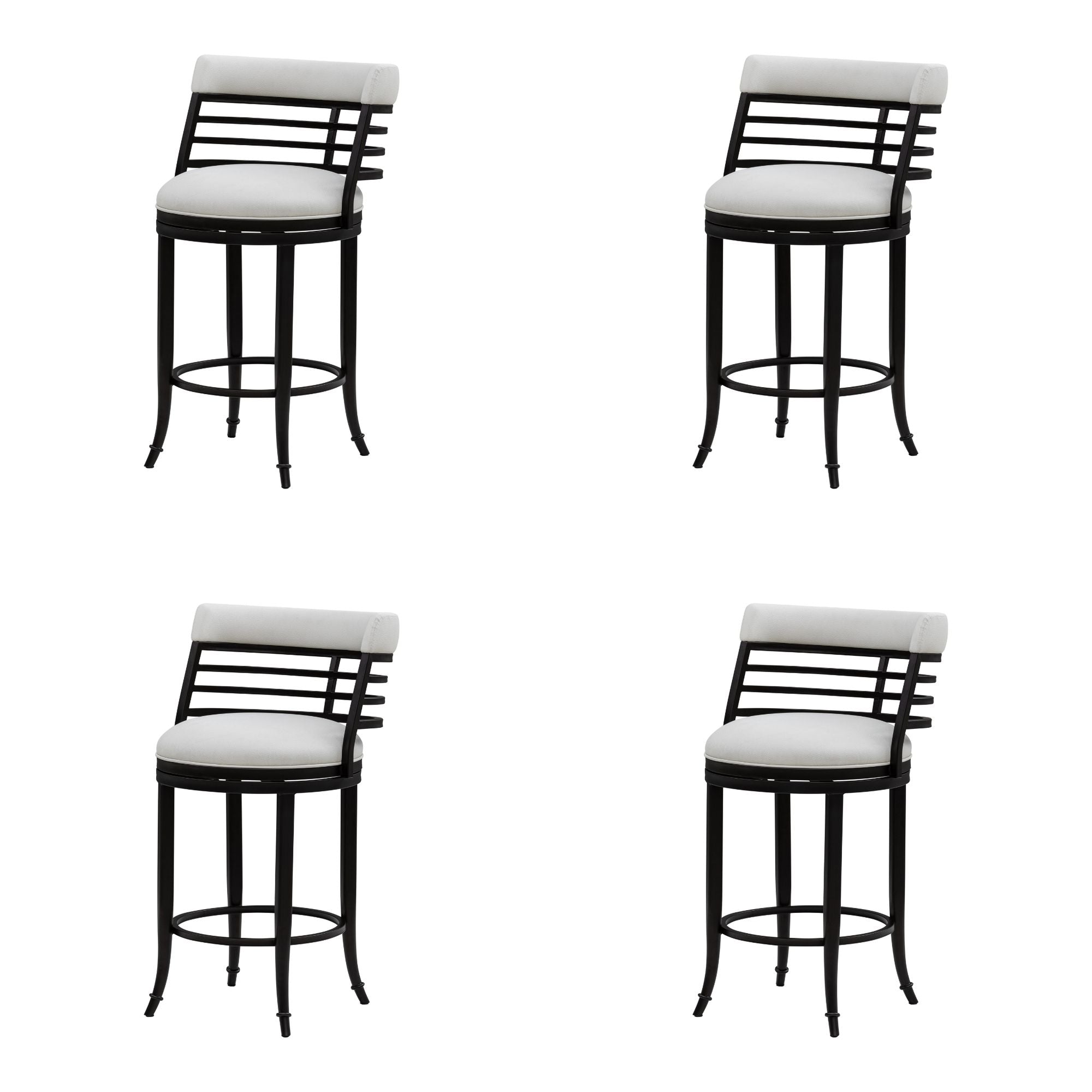 Telia - Upholstered Swivel Counter Height Barstool