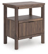 Pamytta - One Drawer Night Stand - Brown
