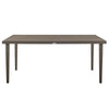 Grenada - Outdoor Aluminum Gray Rectangle Dining Table