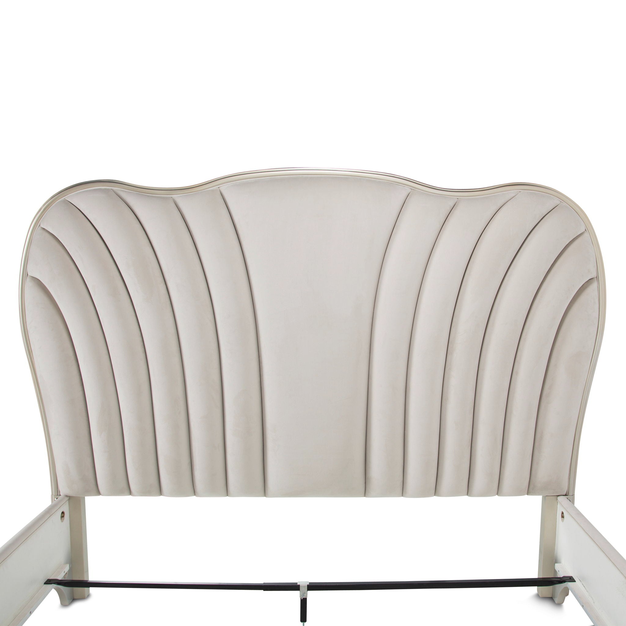 London Place - Velvet Panel Bed