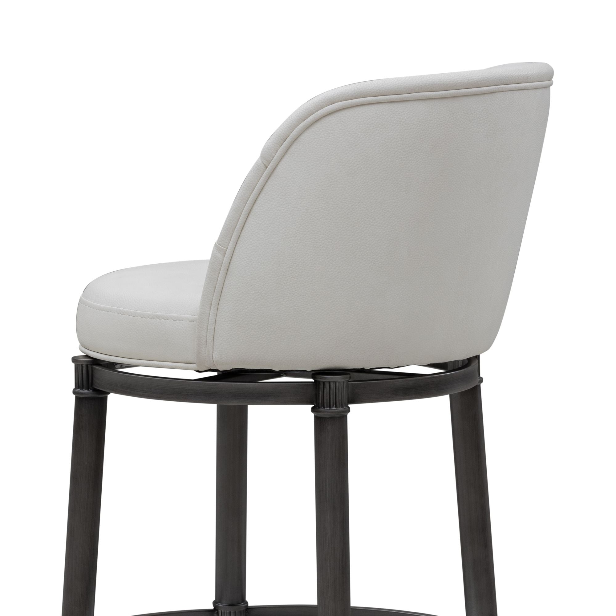 Eunice - Faux Leather Upholstered Swivel Barstool
