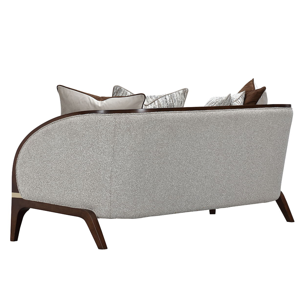 Houston - Loveseat - Pebble / Walnut