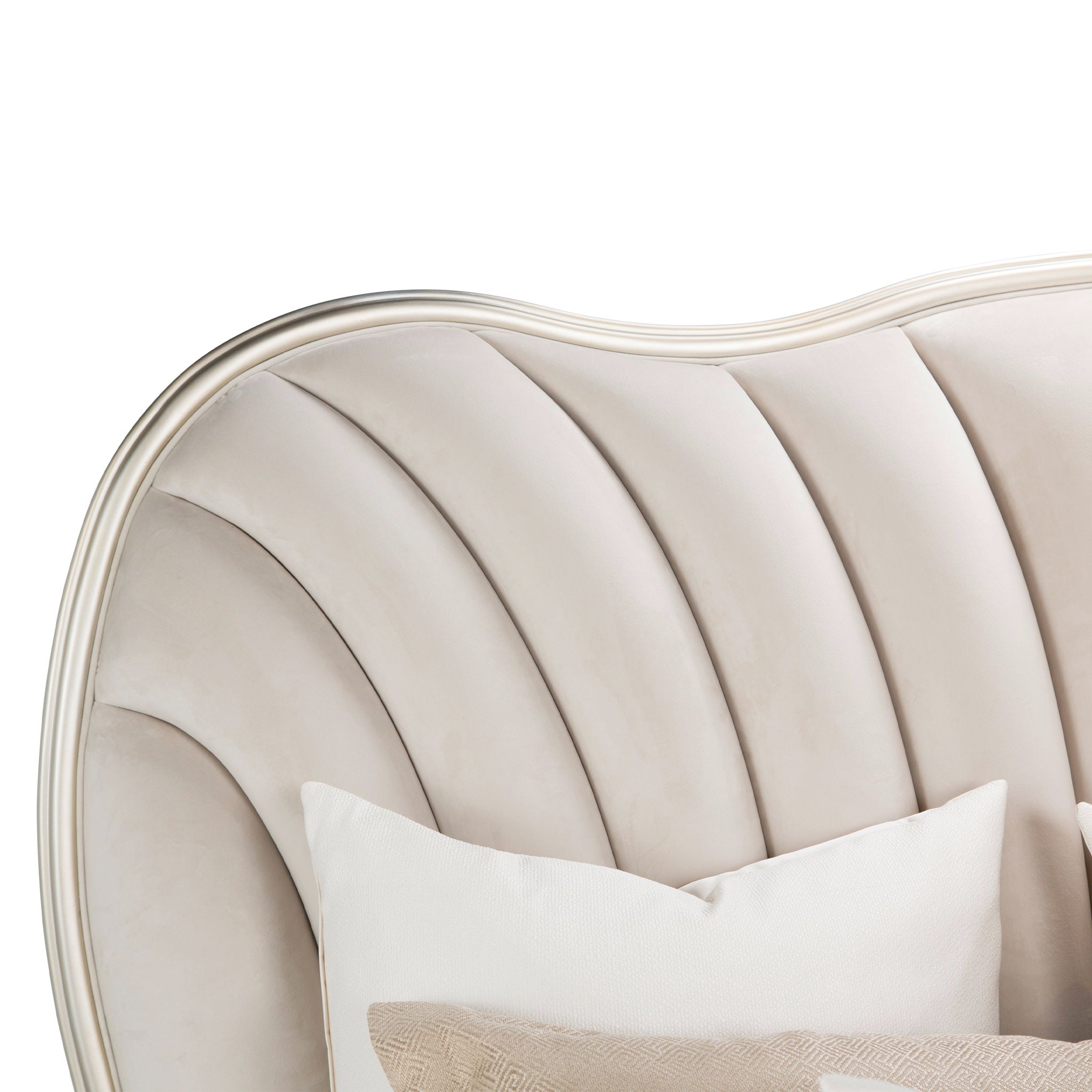 London Place - Velvet Panel Bed