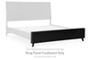 Danziar - King Panel Footboard - Black