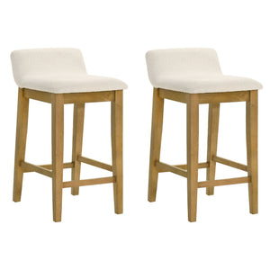 Annikah - Modern Transitional Wood Counter Height Kitchen Bar Stool
