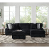 Nightfall - Storage Ottoman - Grand Cord Black