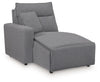 Modmax II - LAF Press Back Power Chaise - Salt And Pepper