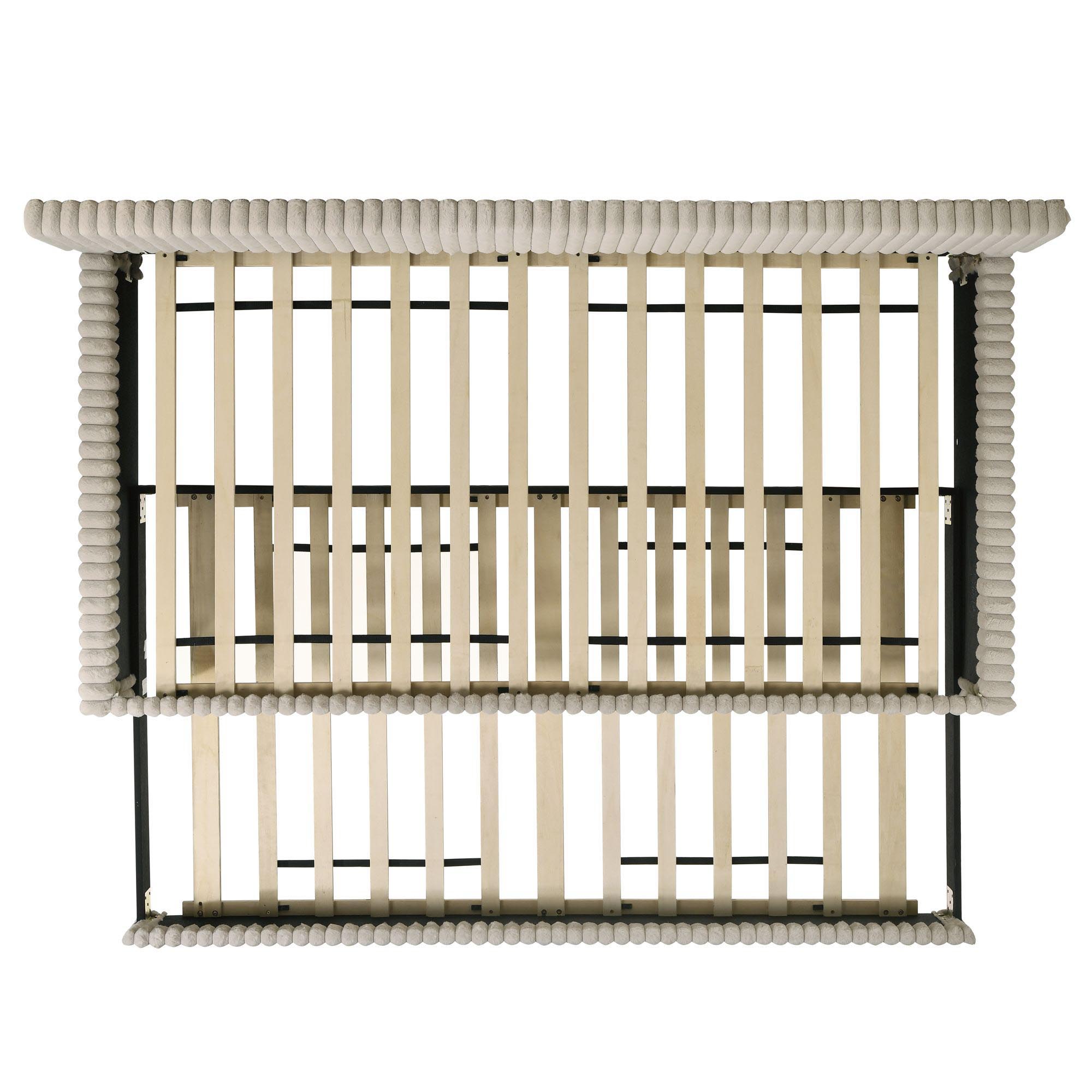 Arden - Twin Daybed With Trundle - Corduroy Beige