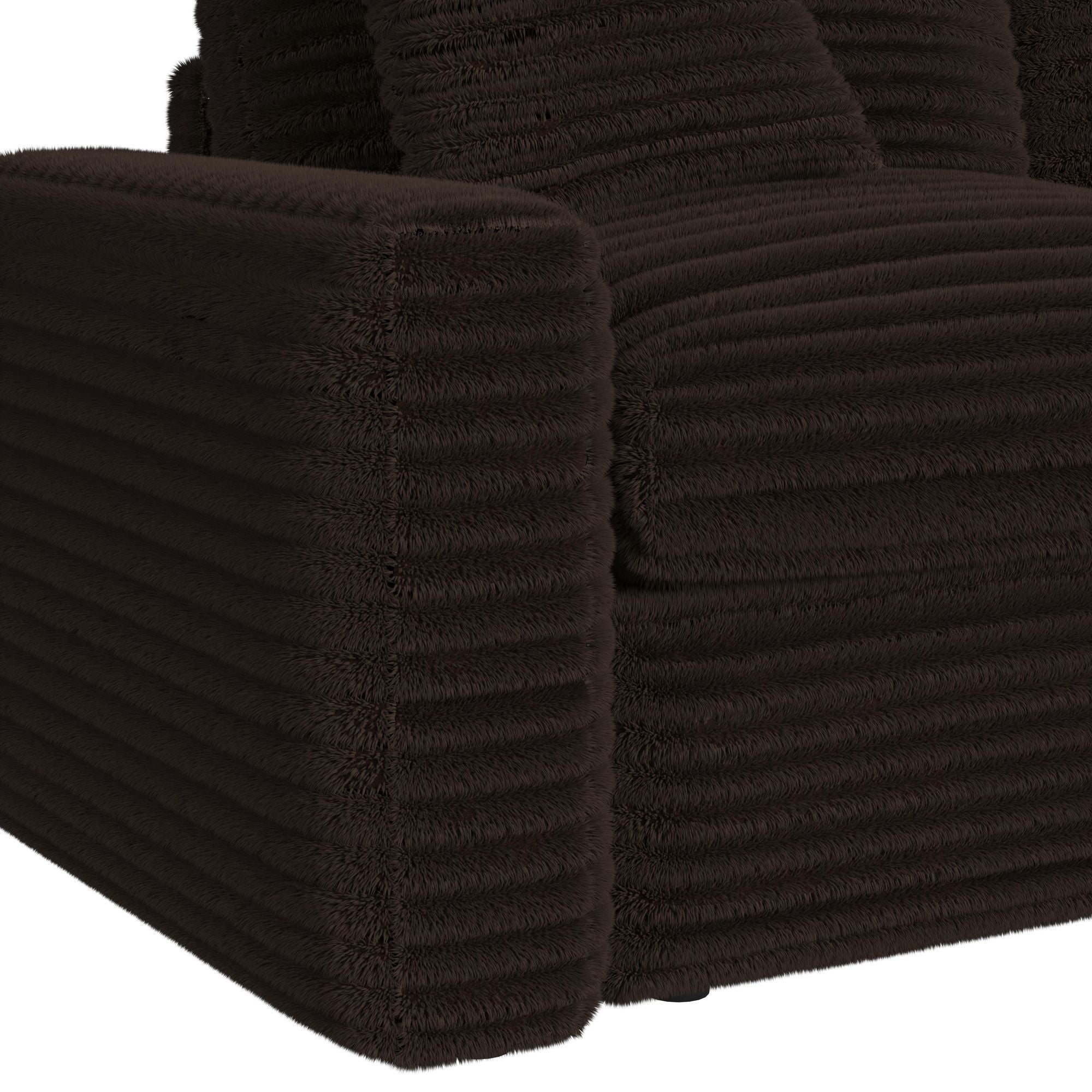 Corsicana - 6 Piece Sectional Set - Masis Espresso