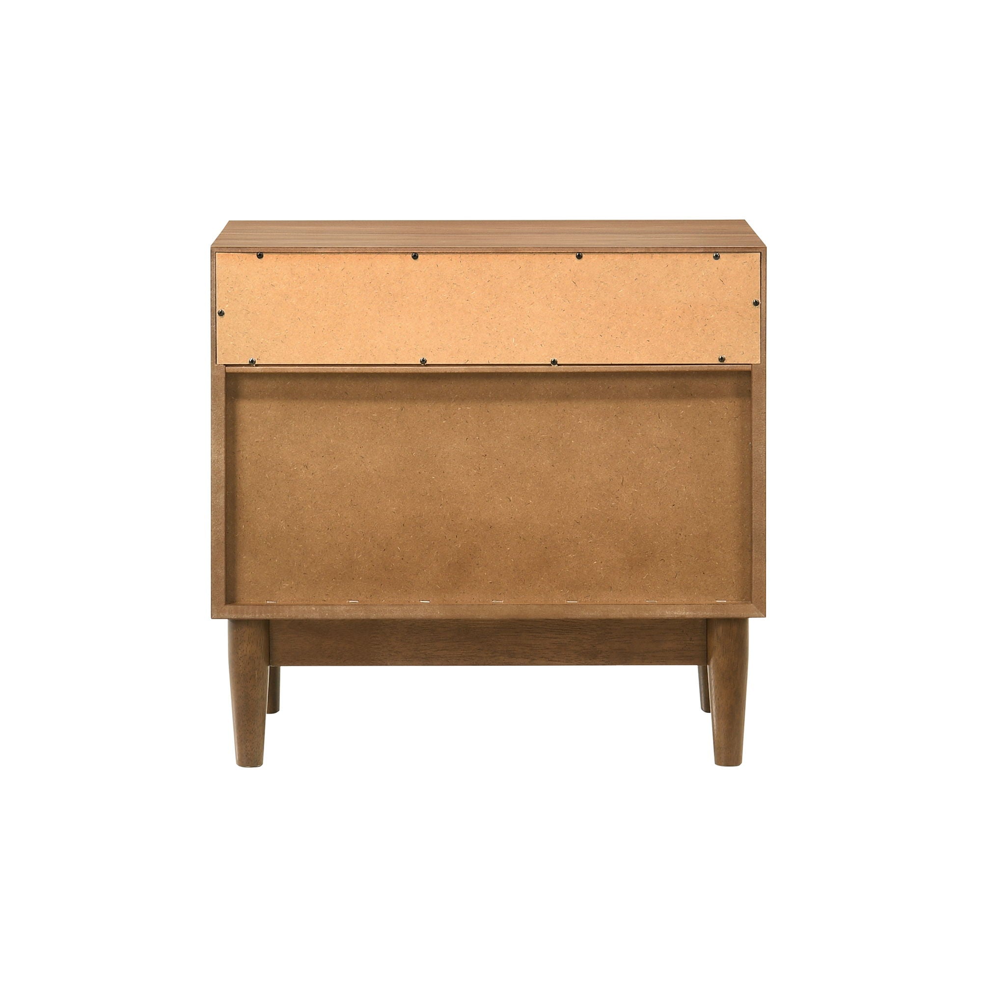 Artemio - 2 Drawer Wooden Nightstand With Shelf