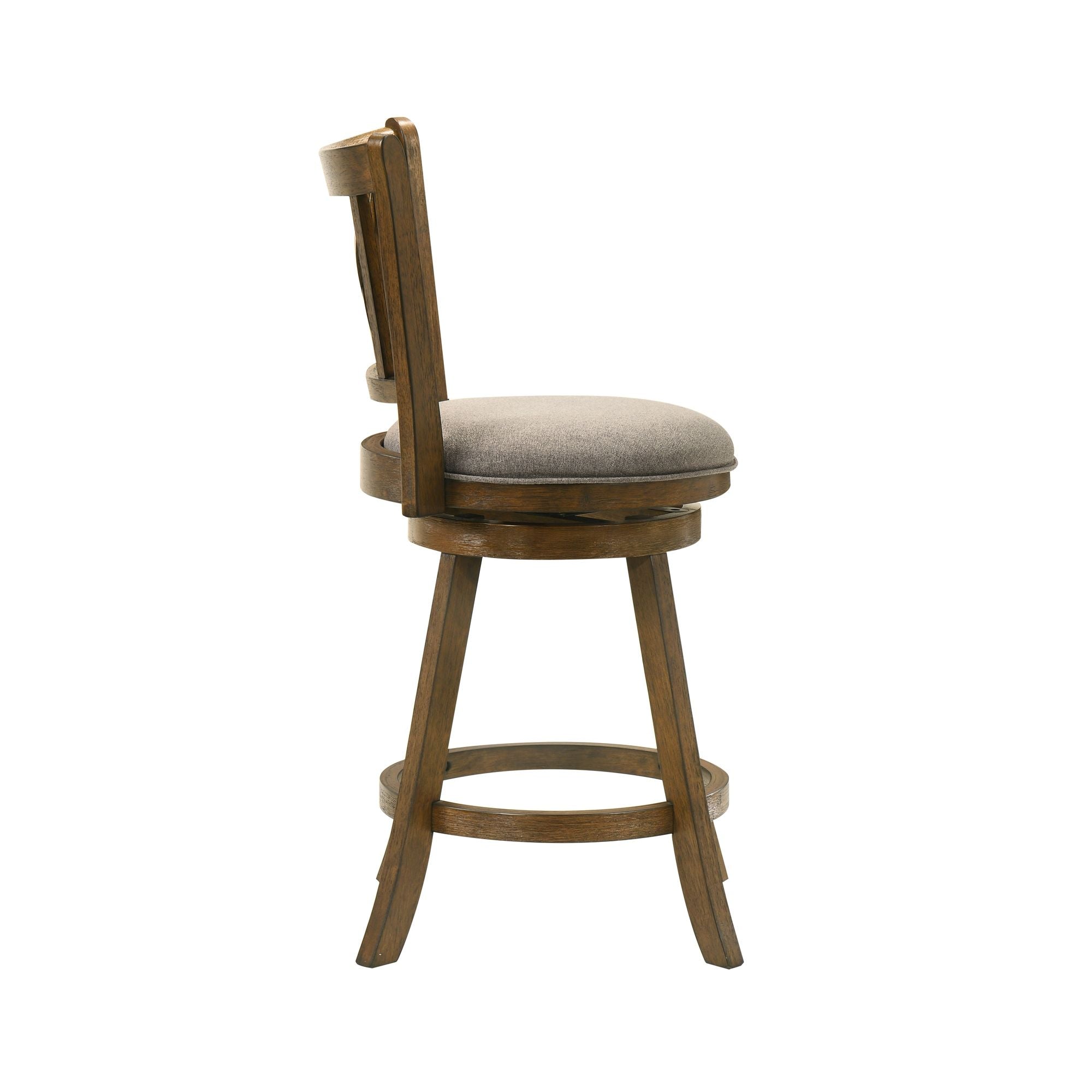 Kodi - Modern Farmhouse Swivel Wood Counter Height Kitchen Bar Stool