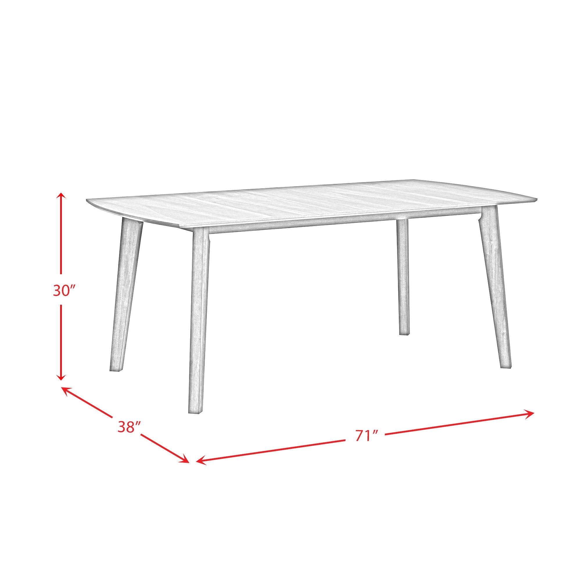 Santa Barbara - Standard Height Dining Set