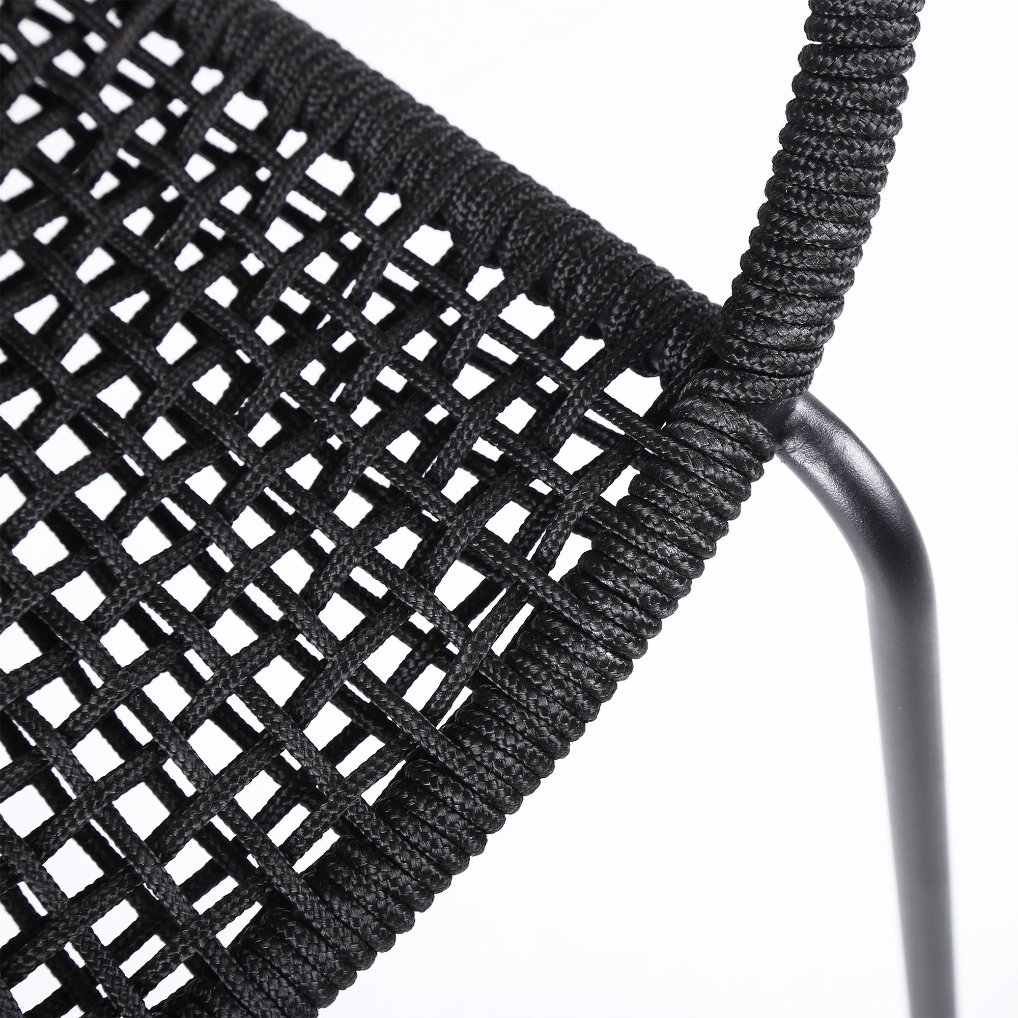 Snack - Indoor / Outdoor Stackable Steel Dining Chair (Set of 2)