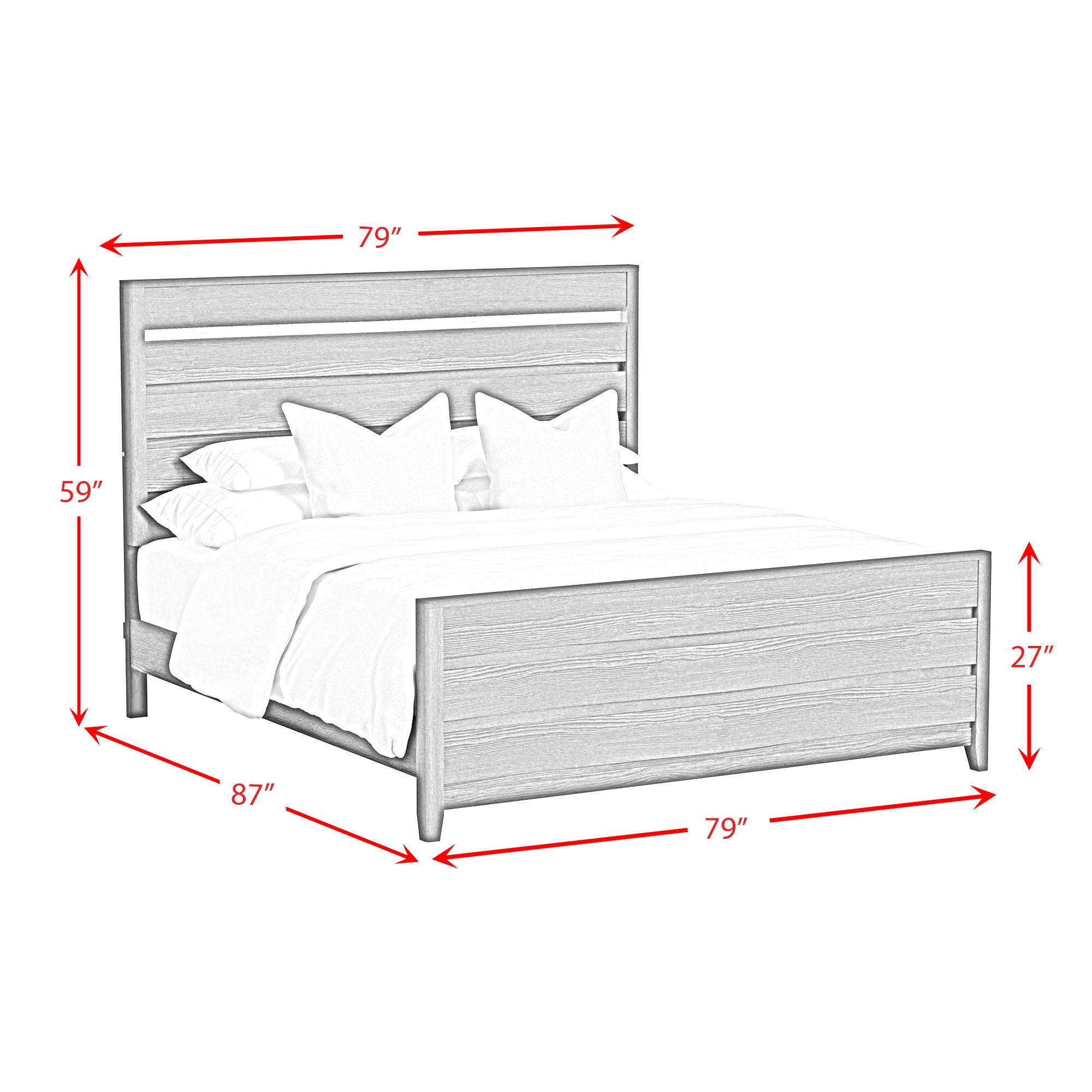 Tobias - Bed With LED