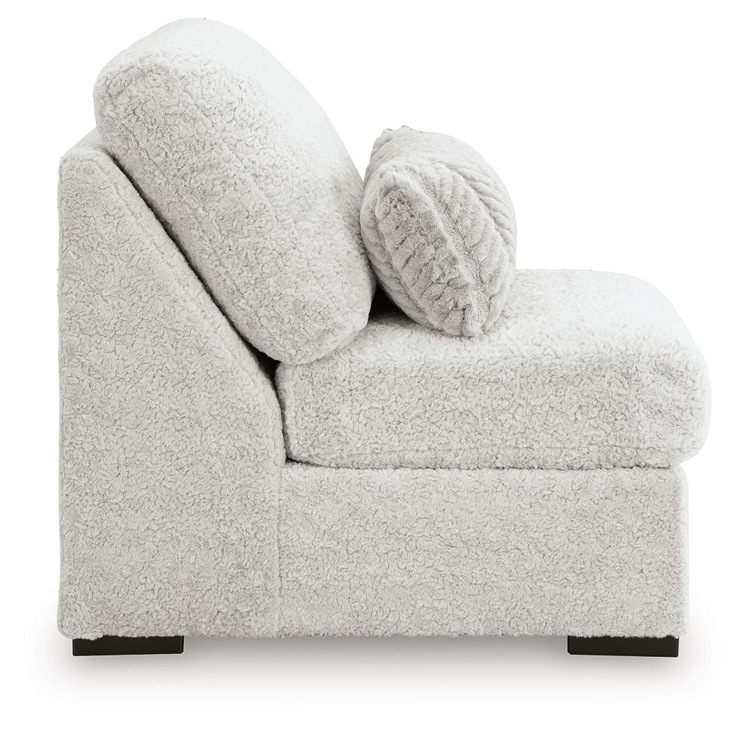 Cuddle Plush - Armless Chair - Arctic