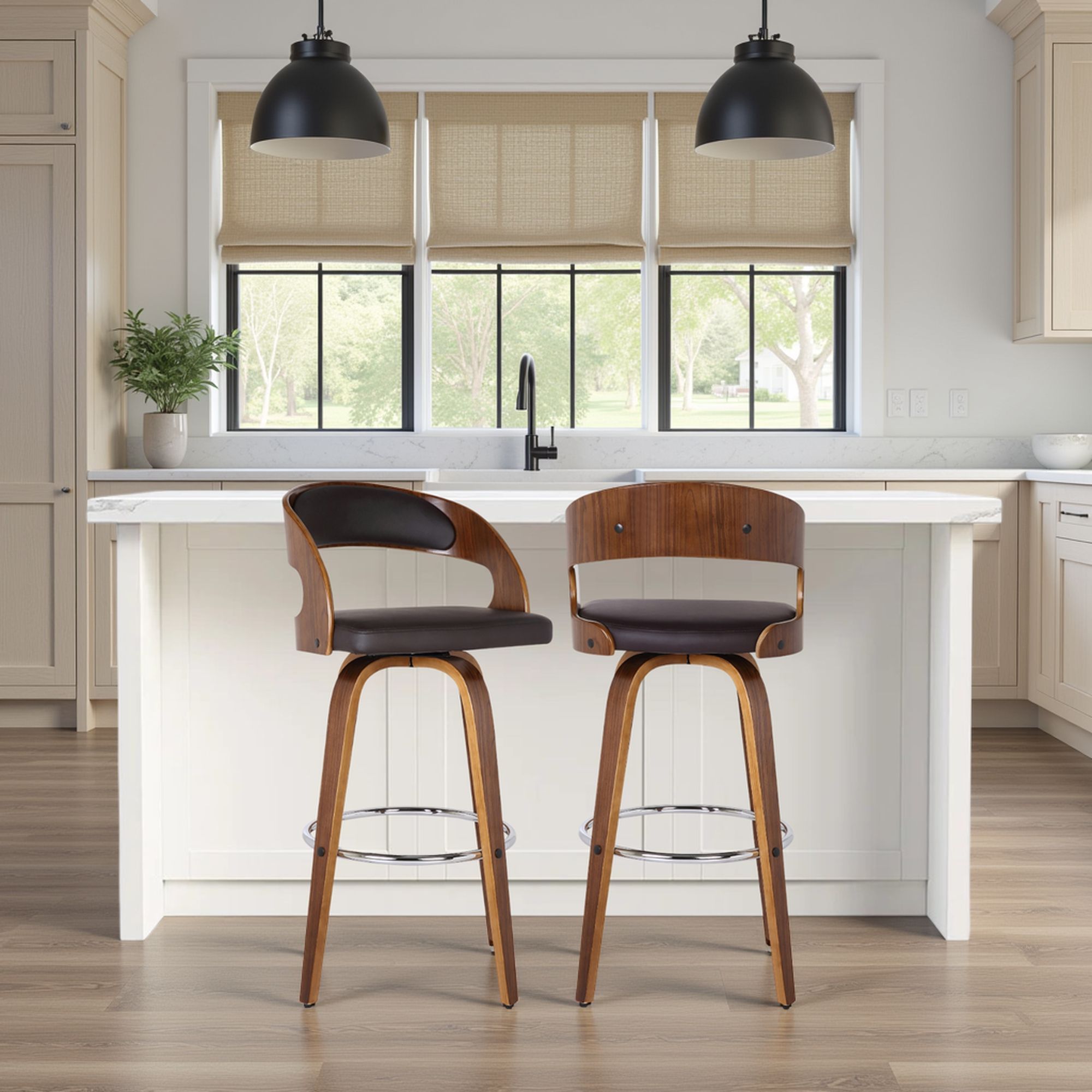 Shelly - 26" Counter Height Swivel Bar Stool