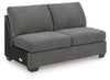 Clarington - Armless Loveseat - Greystone