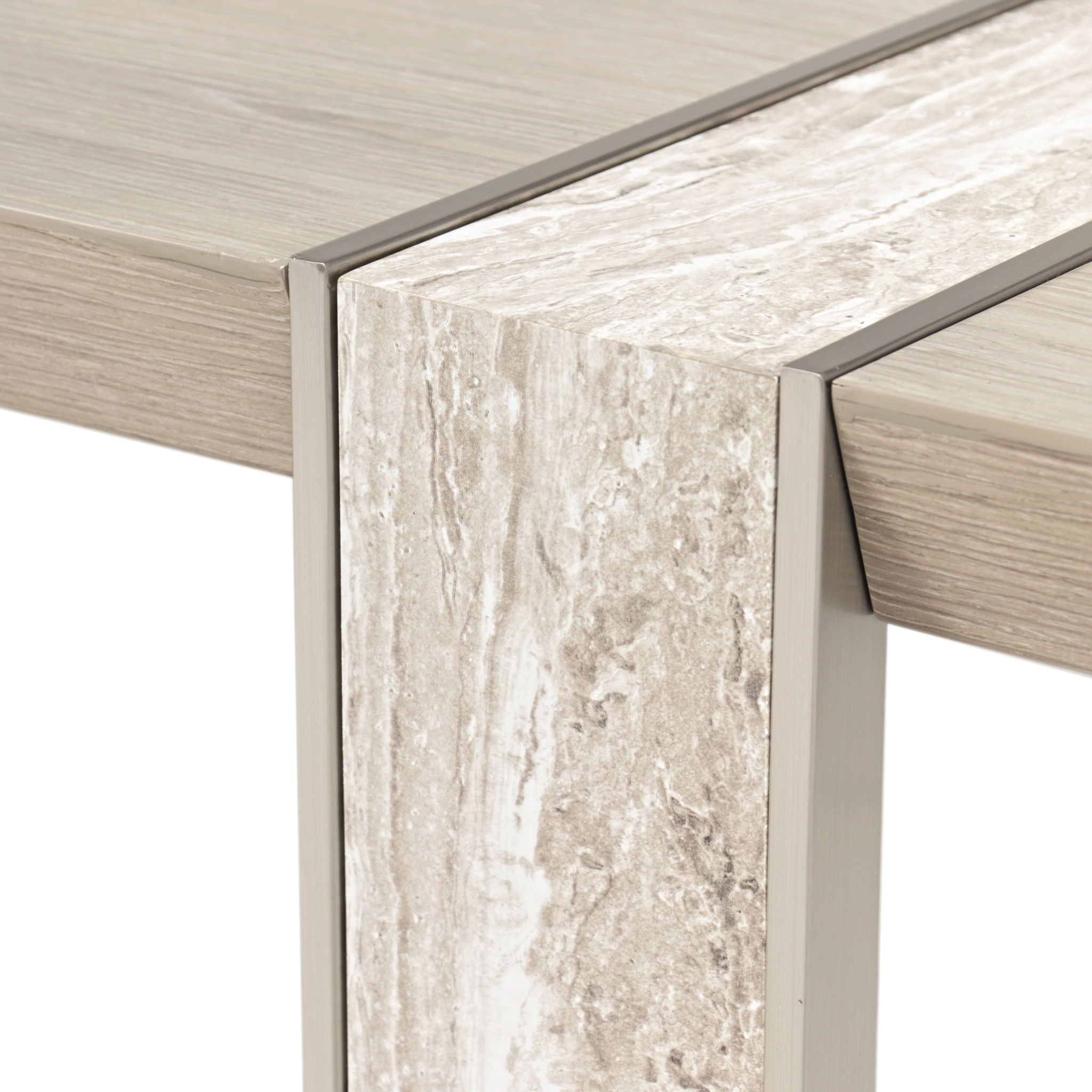 Lotus Bay - Wide Rectangular Dining Table - Sand