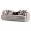 Carmela - Mansion Sofa - Zinc / Chrome