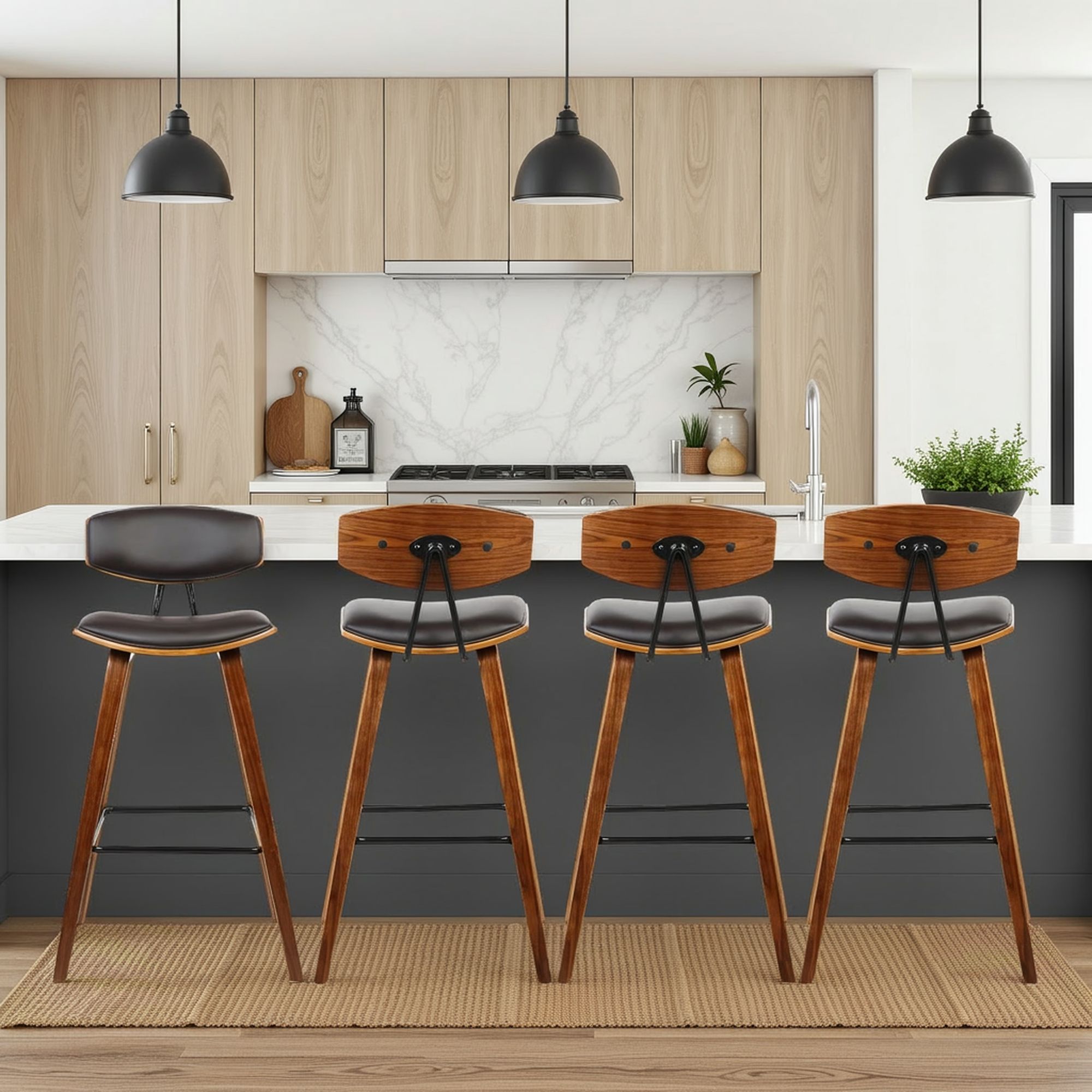 Fox - Mid-Century Counter Stool
