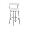 Bryant - Swivel Bar Stool With Silver Frame