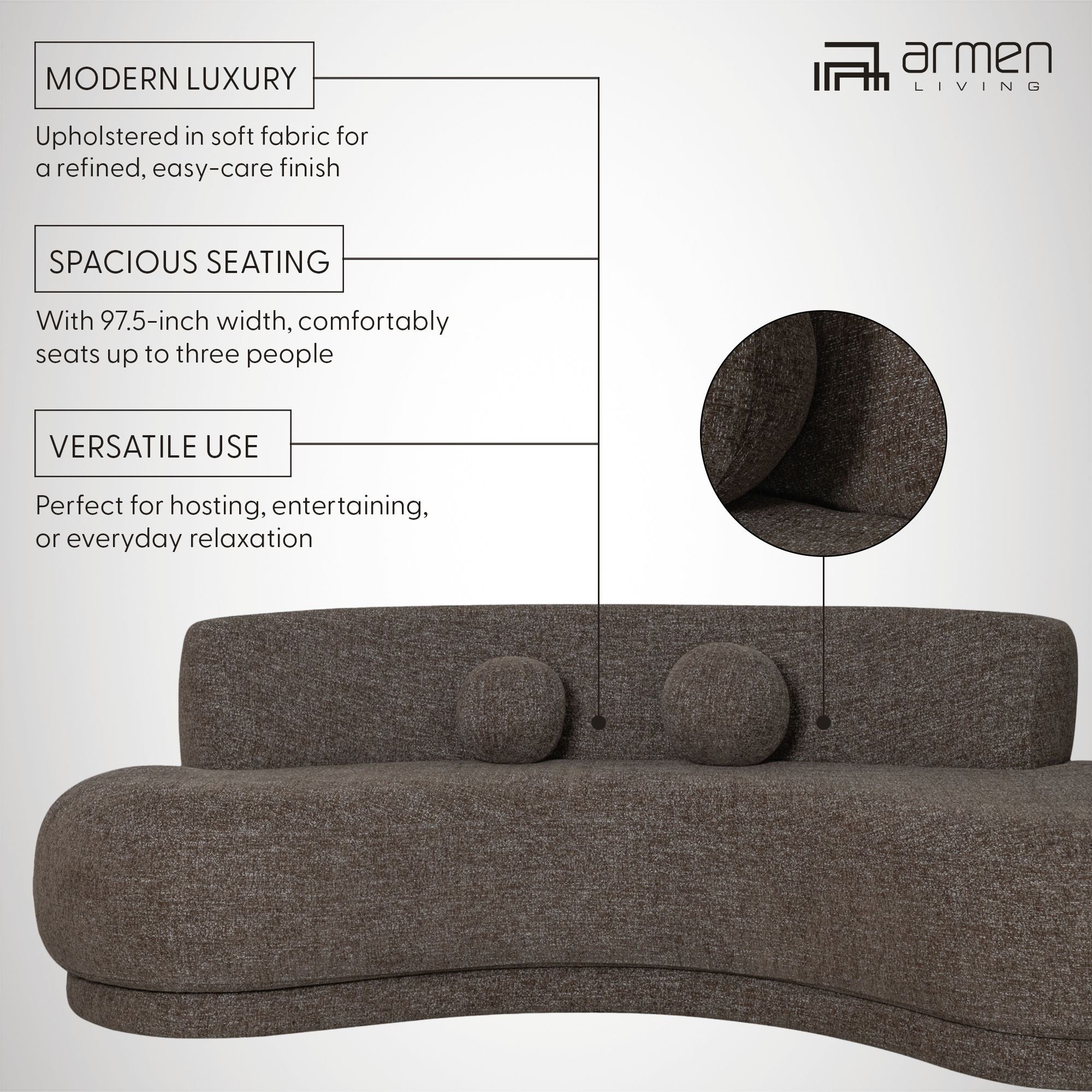 Oakland - 3-Seater Sofa