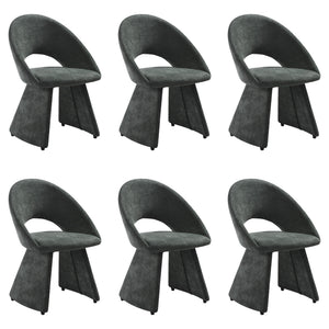 Angelina - Modern Curved Back Upholstered Dining Chair