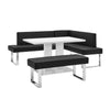 Amanda - 3 Piece Rectangular Dining Set - Black