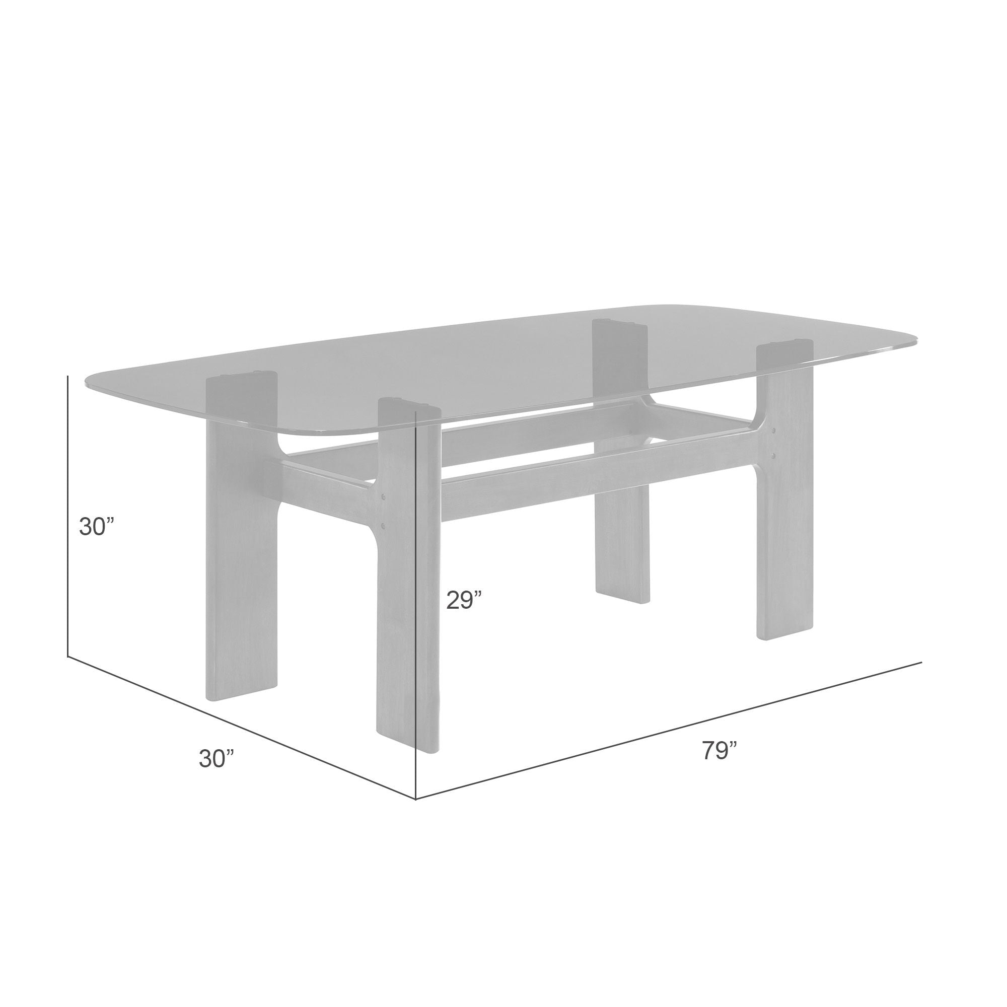 Ileena - Rectangle Wood Dining Table - Walnut