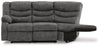 Partymate - Laf Reclining Loveseat - Slate