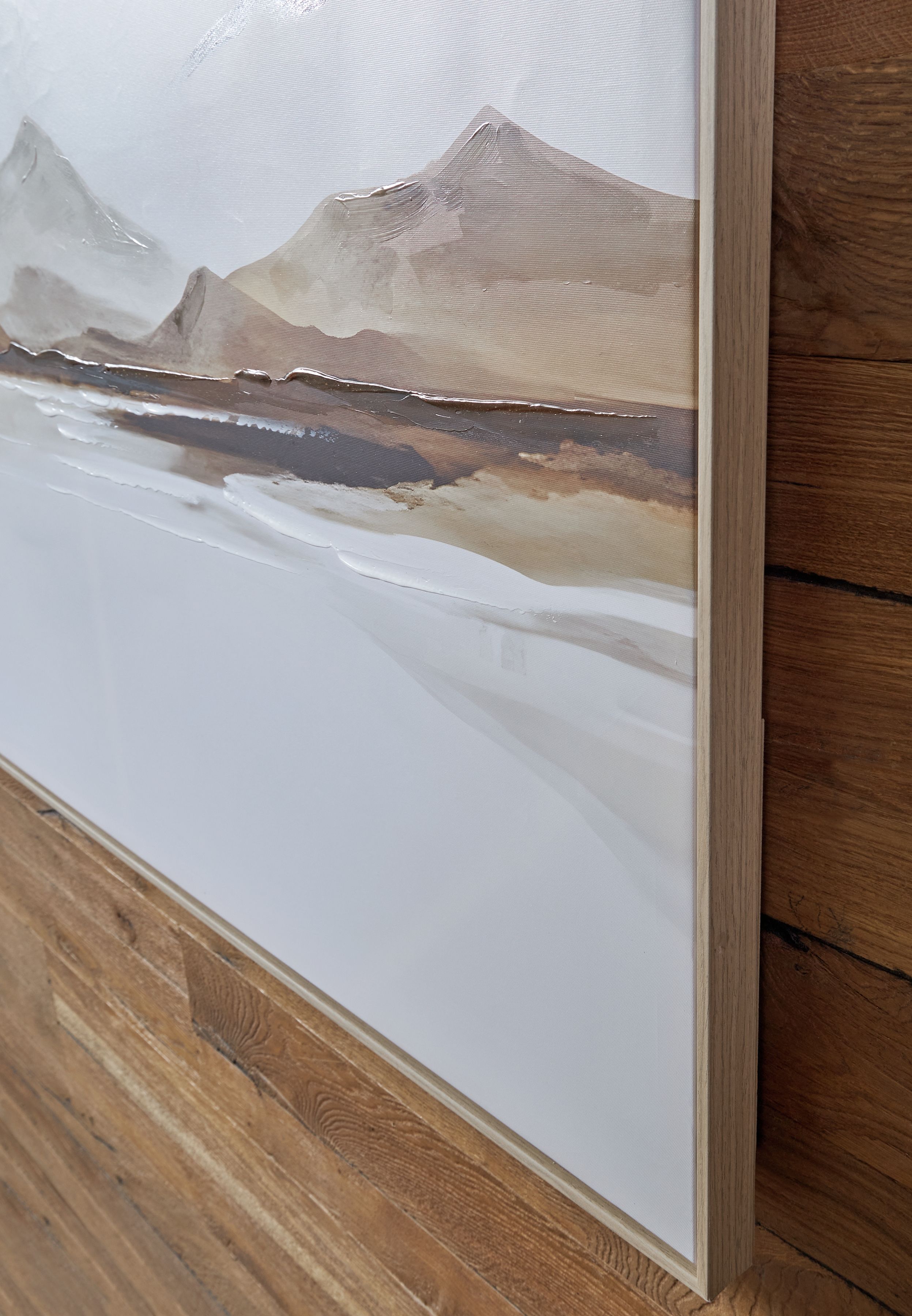 Karalen - Wall Art - White / Gray / Brown