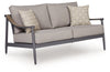 Ocean Beach - Loveseat With Cushion - Gray