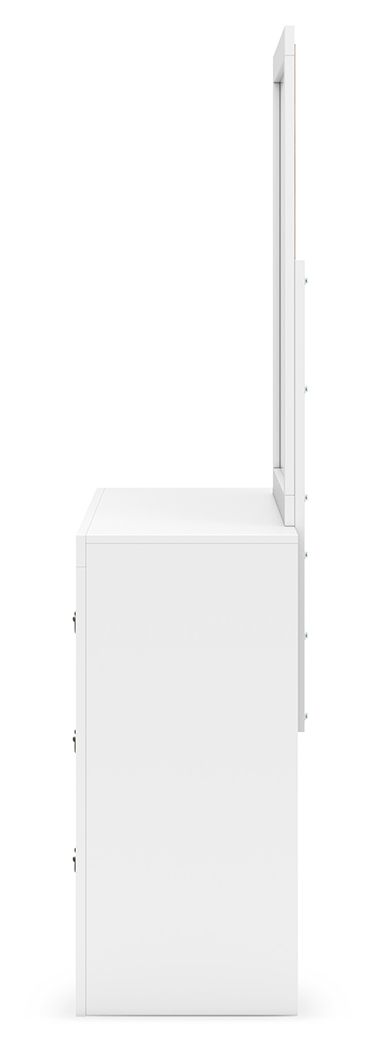 Binterglen - Dresser And Mirror - White