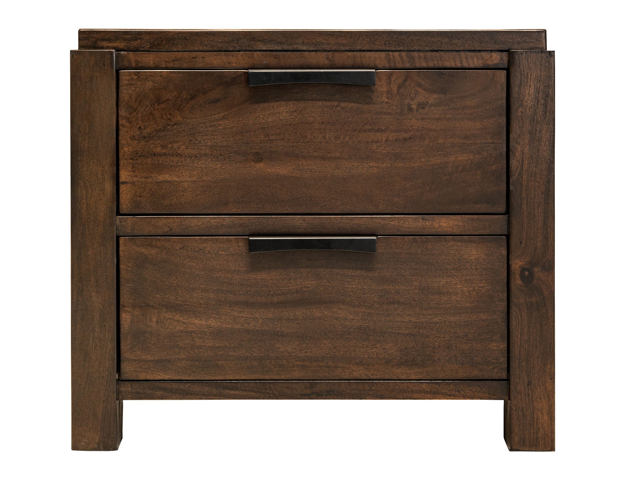 Raramuri - 2 Drawer Nightstand - Dark Brown