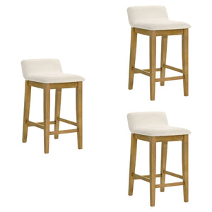 Annikah - Modern Transitional Wood Counter Height Kitchen Bar Stool
